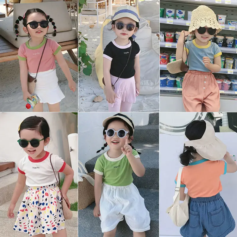 2022 New Girls Summer Short-Sleeved T-Shirt Modal Western-Style Summer Children'S Half-Sleeved Female Baby Bottoming Shirt
2022 New Girls Summer Short-Sleeved T-Shirt Modal Western-Style Summer Children'S Half-Sleeved Female Baby Bottoming Shirt