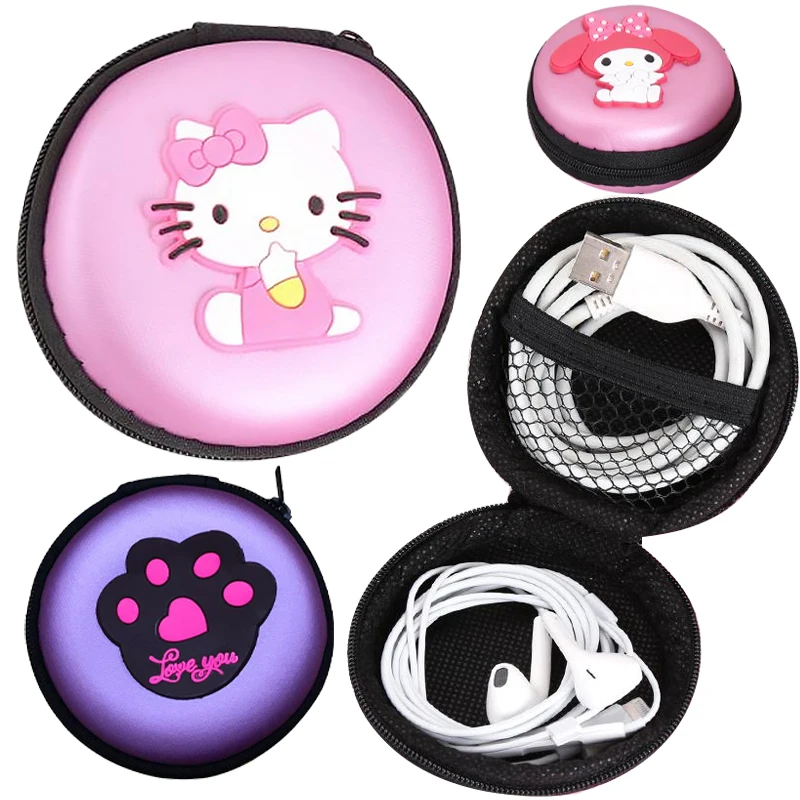 My Melody Hello Kitty Headphone Case Cartoon Totoro Headset Storage Bag Data Wire Earphone Shockproof Zipper Box Mini Coin Purse
My Melody Hello Kitty Headphone Case Cartoon Totoro Headset Storage Bag Data Wire Earphone Shockproof Zipper Box Mini Coin Purse