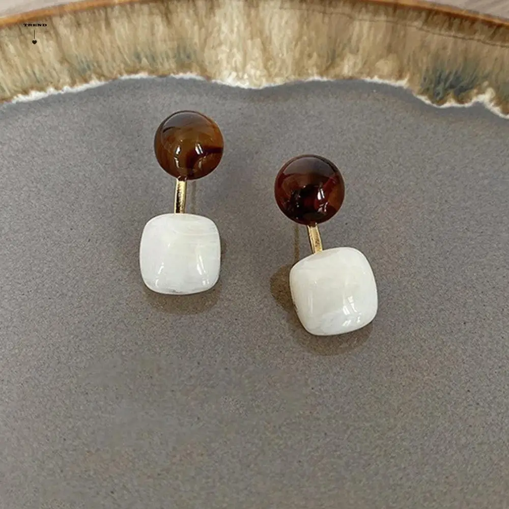 Women's Accessories Retro Niche Design Square Geometric Earrings Resin Pendant Earrings Korean Style Accessories
Women's Accessories Retro Niche Design Square Geometric Earrings Resin Pendant Earrings Korean Style Accessories