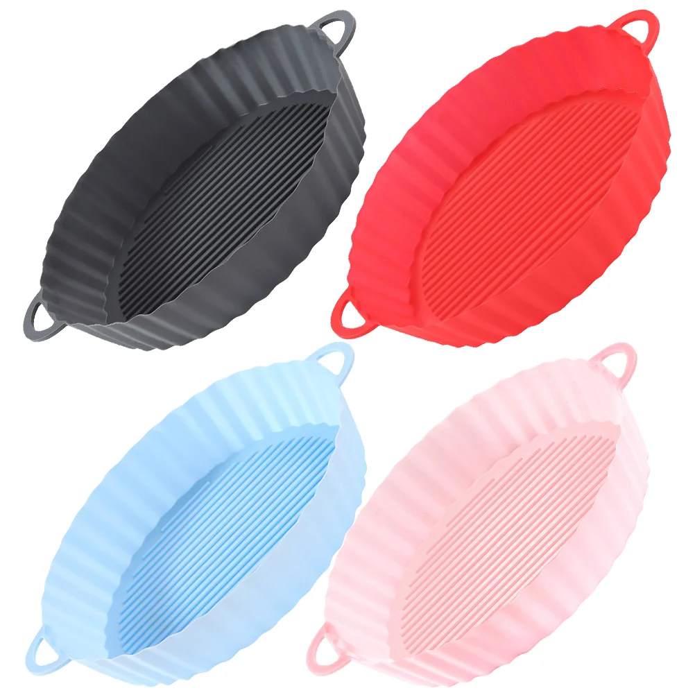 4pcs Food-grade Heat-resistant Safe Lasting Practical Silicone Liners With Handle Air Fryer Pads for
4pcs Food-grade Heat-resistant Safe Lasting Practical Silicone Liners With Handle Air Fryer Pads for