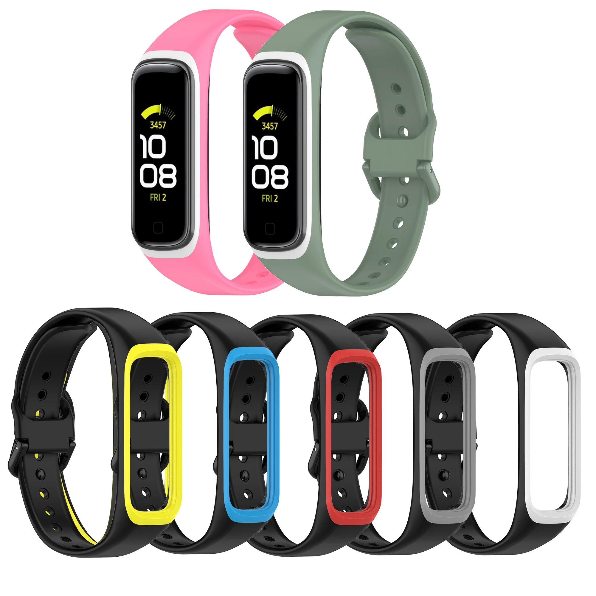 Silicone Watch Strap Band For Samsung Galaxy Fit 2 SM-R220 Smart Watch Wristband Sports Bracelet 
Silicone Watch Strap Band For Samsung Galaxy Fit 2 SM-R220 Smart Watch Wristband Sports Bracelet