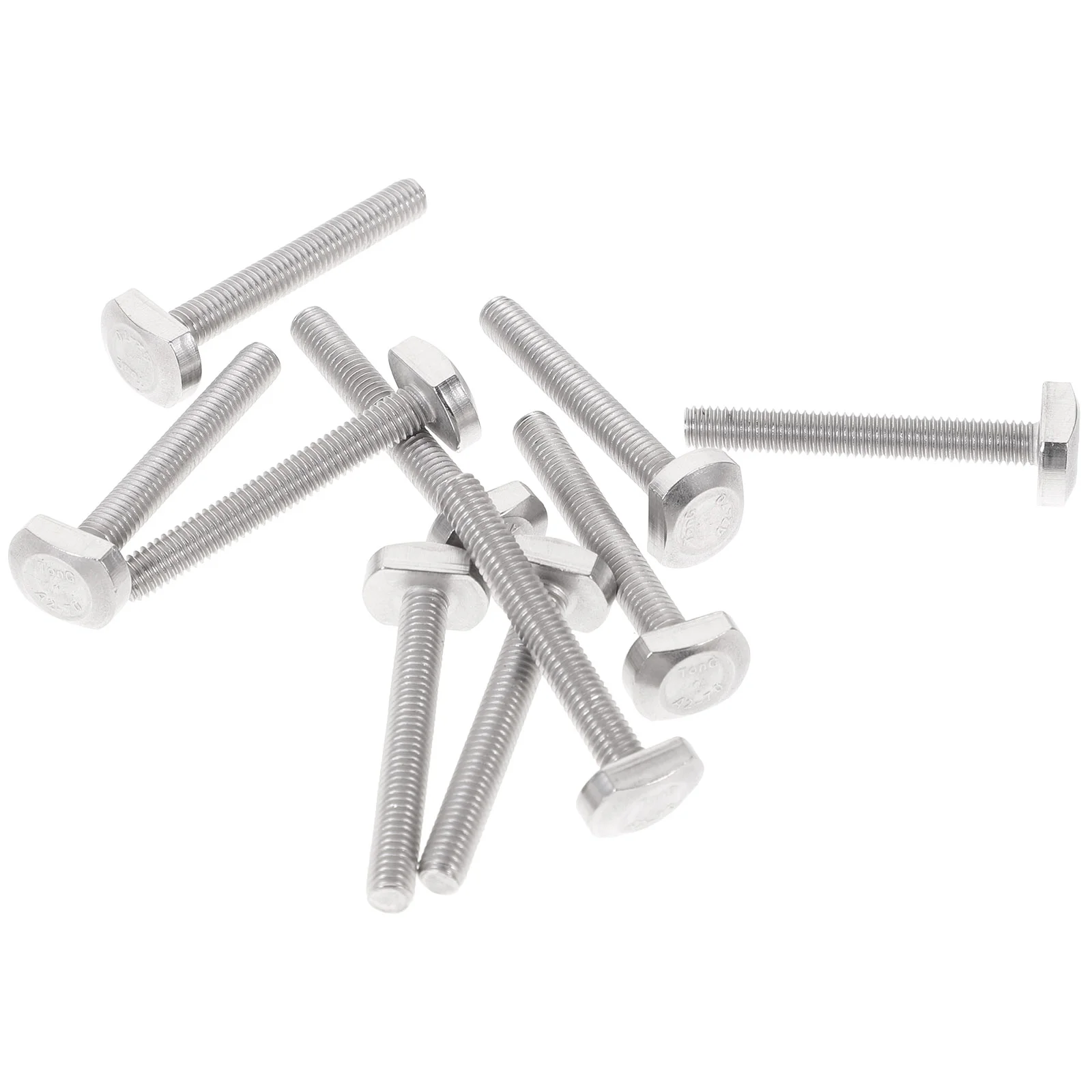10 Pcs Screw T Track Accessories Stainless Steel Bolts T Shape Screws Stainless Steel Studs T-bolt T-slot T Slot Drop-in Stud
10 Pcs Screw T Track Accessories Stainless Steel Bolts T Shape Screws Stainless Steel Studs T-bolt T-slot T Slot Drop-in Stud