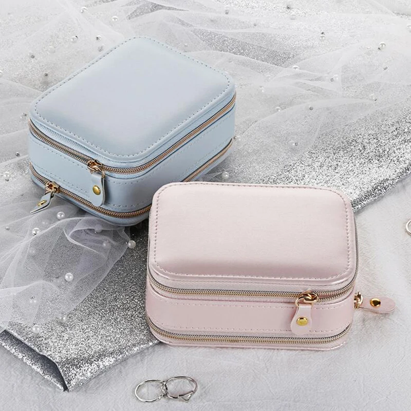 Travel Portable Zipper Jewelry Bags Stud Earrings Solid Jewelry Storage Box Camping And Travel Supplies
Travel Portable Zipper Jewelry Bags Stud Earrings Solid Jewelry Storage Box Camping And Travel Supplies