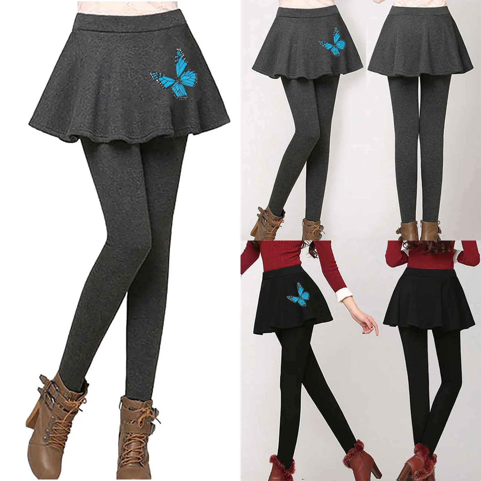 Ladies Thickened Leggings False Two In One Leggings Printed Stretch Velvet Leggings Womens Patterned Leggings Winter
Ladies Thickened Leggings False Two In One Leggings Printed Stretch Velvet Leggings Womens Patterned Leggings Winter