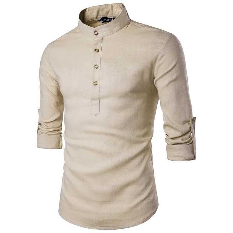 Mens Linen Shirts Long Sleeve Button Down Solid Loose 2022 Spring Autumn Dress Shirts Fashion Male Clothes
Mens Linen Shirts Long Sleeve Button Down Solid Loose 2022 Spring Autumn Dress Shirts Fashion Male Clothes