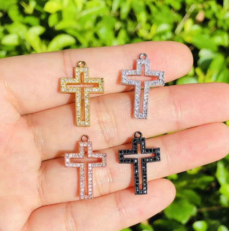 ANGLANG Fashion Cross Pendants Gold&Silver Color Cubic Zirconia Jesus Cross Pendant Necklace Jewelry for Men/Women Wholesale
ANGLANG Fashion Cross Pendants Gold&Silver Color Cubic Zirconia Jesus Cross Pendant Necklace Jewelry for Men/Women Wholesale