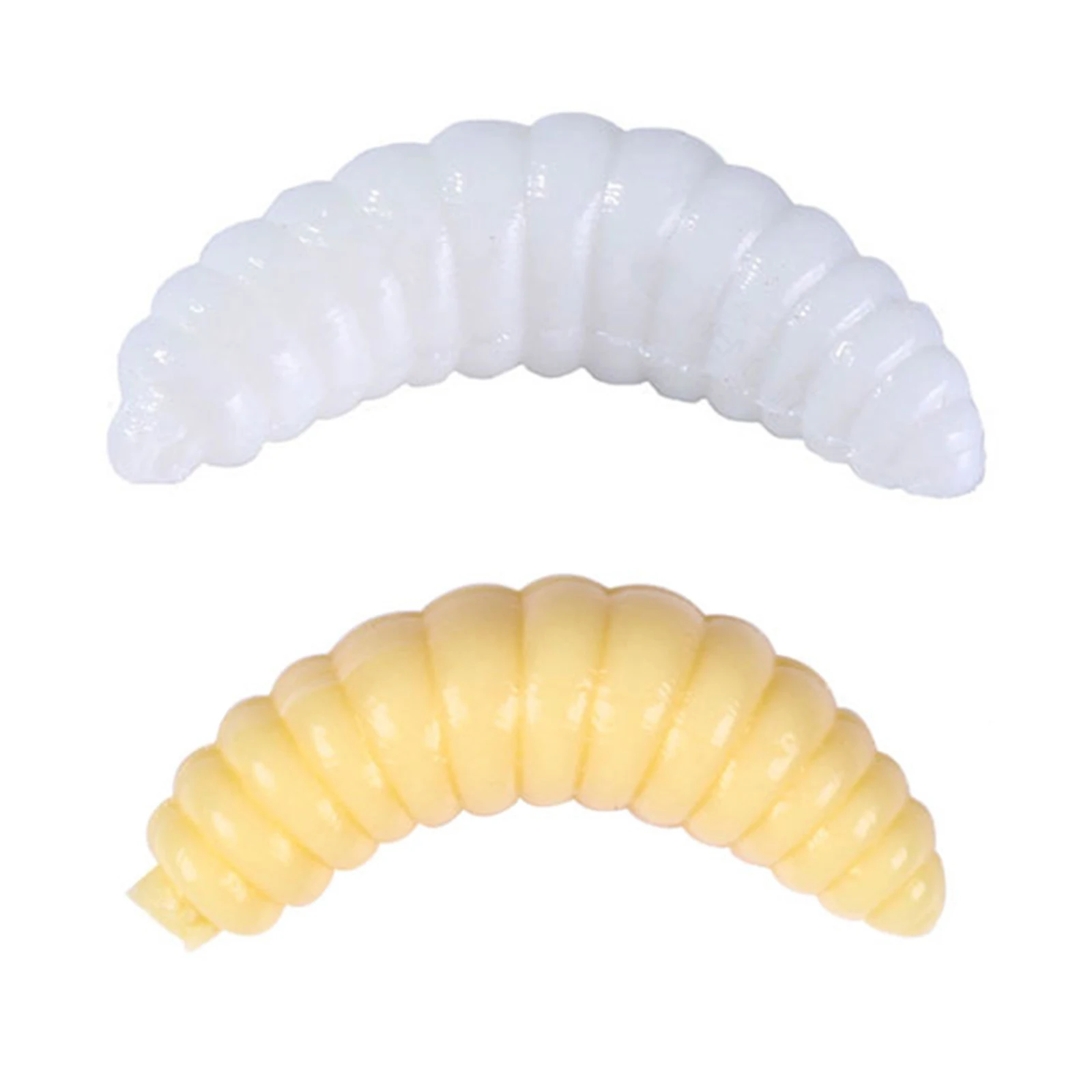 Artificial Bait Fishing Lure Lifelike Silicone Soft Bait Worm Maggot Grub Yellow/white Brand New Durable And Practical
Artificial Bait Fishing Lure Lifelike Silicone Soft Bait Worm Maggot Grub Yellow/white Brand New Durable And Practical