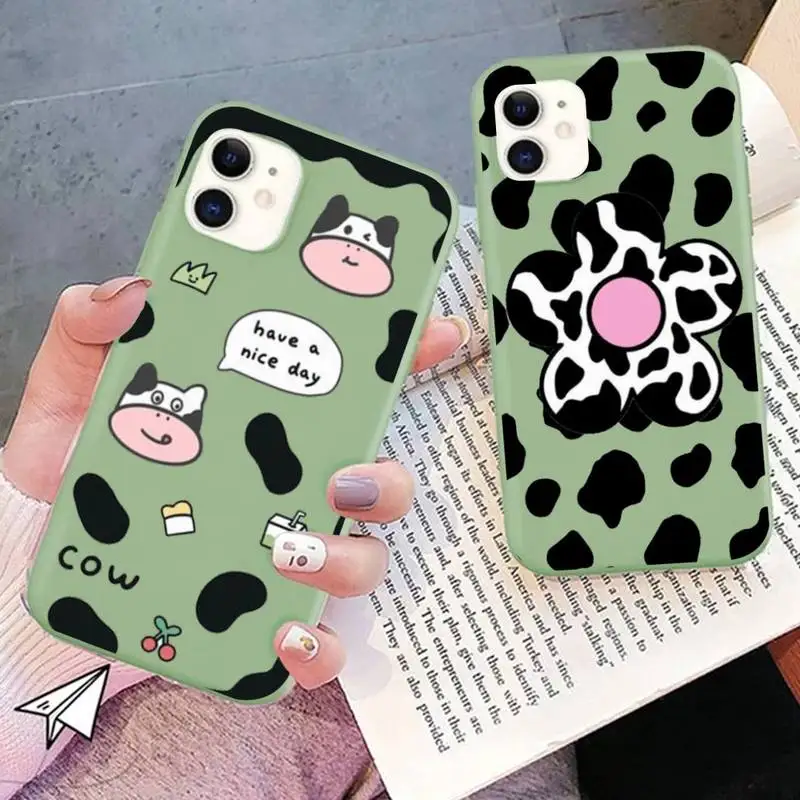Yinuoda Cute Cartoon Milk Cow Phone Case for iPhone 11 12 13 Mini Pro Xs Max 8 7 6 6S Plus X XR Solid Candy Color Case
Yinuoda Cute Cartoon Milk Cow Phone Case for iPhone 11 12 13 Mini Pro Xs Max 8 7 6 6S Plus X XR Solid Candy Color Case