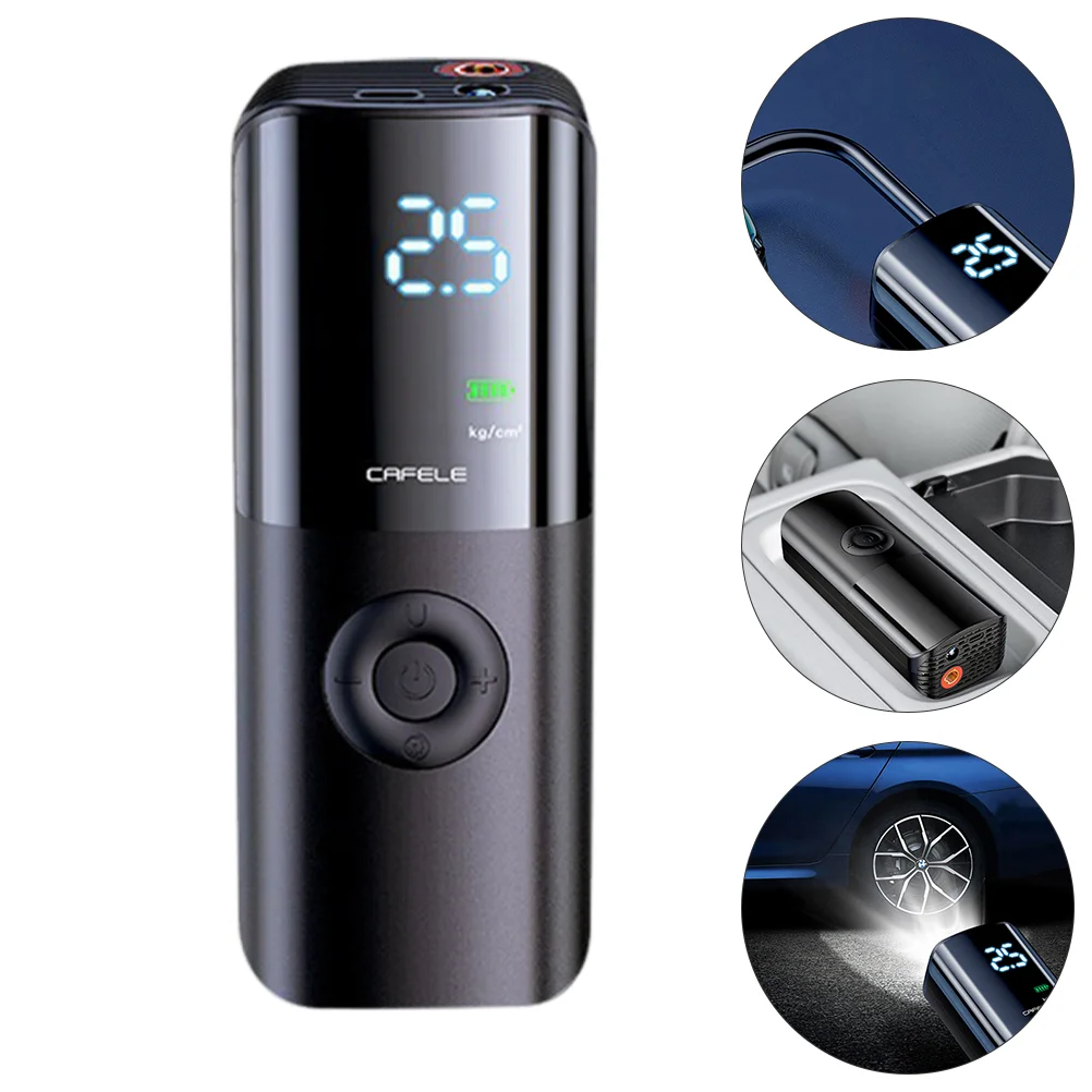 USB Rechargeable Air Pump Cordless Portable Sturdy Air Compressor Car Tire Inflator Electric Air Inflator
USB Rechargeable Air Pump Cordless Portable Sturdy Air Compressor Car Tire Inflator Electric Air Inflator