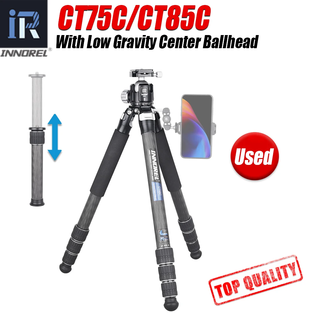 Профессиональный штатив INNOREL CT75C/CT85C из углеродного волокна, дорожный портативный монопод с шаровой головкой N36 N44 для цифровой зеркальной ка...
Профессиональный штатив INNOREL CT75C/CT85C из углеродного волокна, дорожный портативный монопод с шаровой головкой N36 N44 для цифровой зеркальной ка...