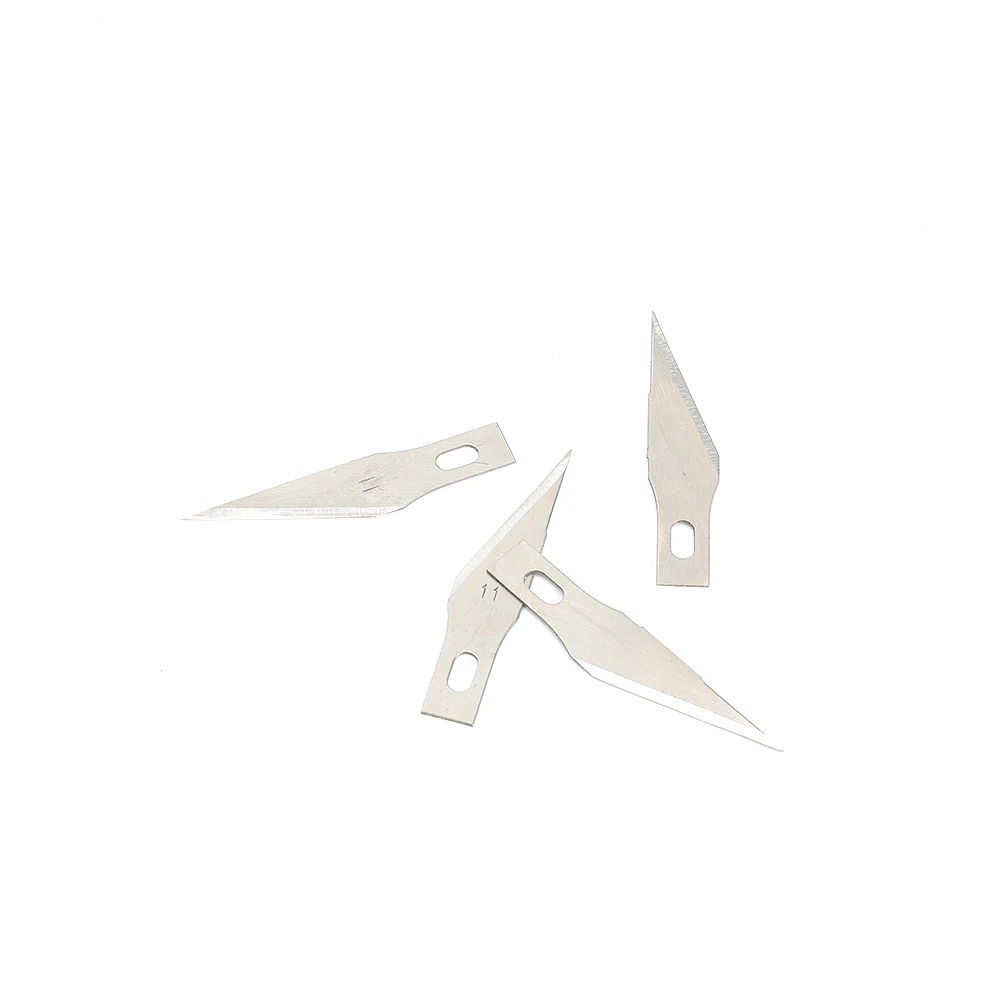 50/100/150/300Pcs 11# Blades Stainless Steel Engraving Blades Wood Carving Blade Craft For X-Acto Exacto Tool SK5 Multi Tool
50/100/150/300Pcs 11# Blades Stainless Steel Engraving Blades Wood Carving Blade Craft For X-Acto Exacto Tool SK5 Multi Tool