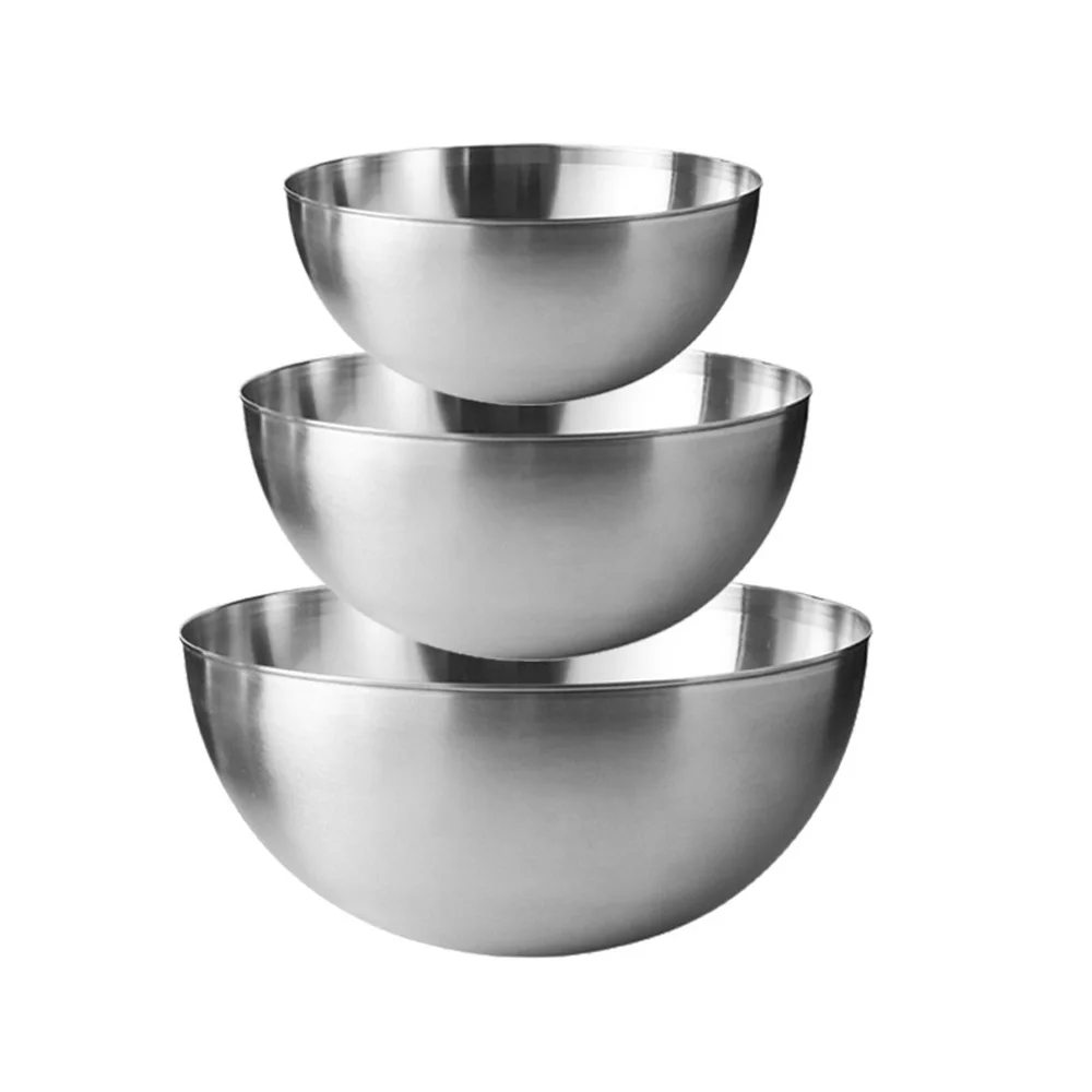 3 шт., миски для смешивания, из нержавеющей стали
3 шт., миски для смешивания, из нержавеющей стали