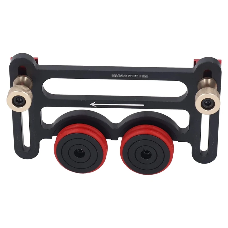 Stock Guides For Table Saw, Dual Universal Featherboards With Sliding Blocks, Double Wheel Bearing Stock Roller
Stock Guides For Table Saw, Dual Universal Featherboards With Sliding Blocks, Double Wheel Bearing Stock Roller