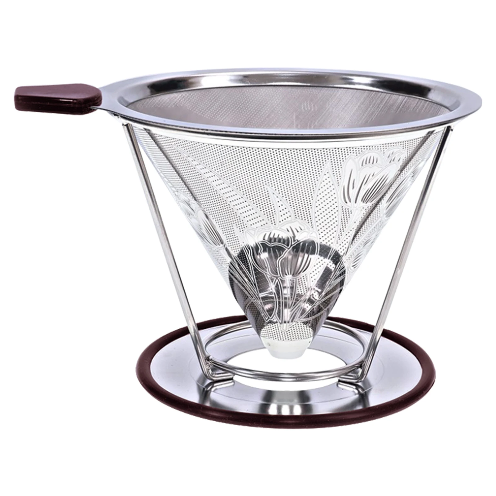 Manual Device Easy Clean With Removable Stand Round Reusable Stainless Steel Lightweight Permanent Coffee Filter Paperless Gift
Manual Device Easy Clean With Removable Stand Round Reusable Stainless Steel Lightweight Permanent Coffee Filter Paperless Gift