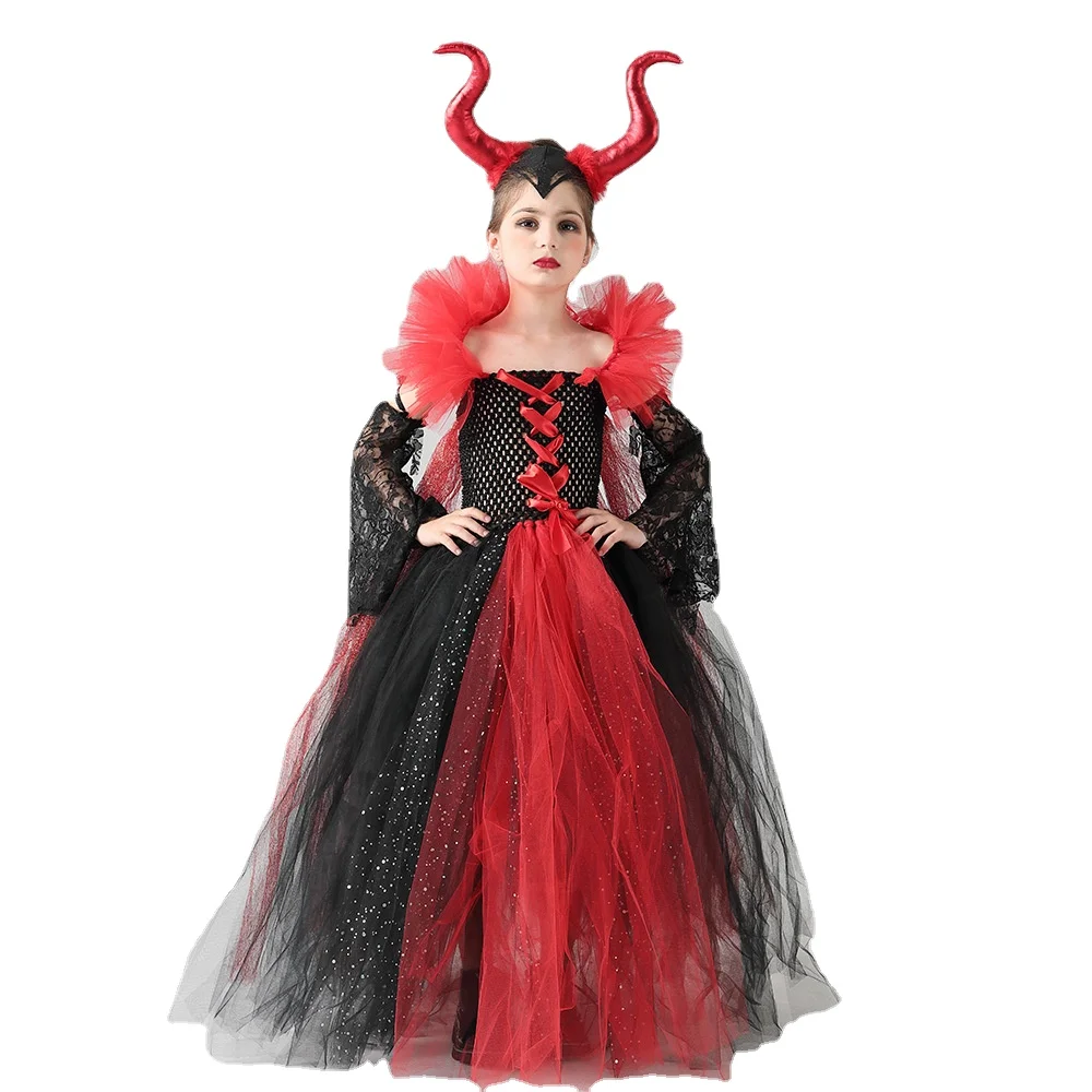 Костюм для косплея викторианской вампирской плохой королевы Vampiress, маскарадный наряд для девочек, платье-пачка, детское платье на Хэллоуин, ...
Костюм для косплея викторианской вампирской плохой королевы Vampiress, маскарадный наряд для девочек, платье-пачка, детское платье на Хэллоуин, ...