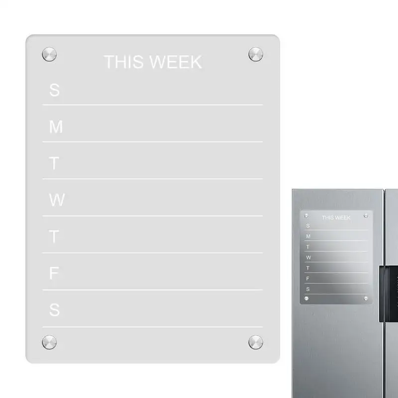 Акриловый календарь для холодильника, эргономичный магнитный календарь для холодильника, семейный кухонный класс
Акриловый календарь для холодильника, эргономичный магнитный календарь для холодильника, семейный кухонный класс