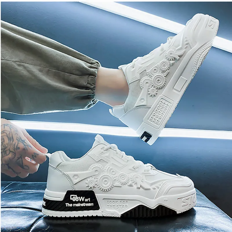 Male Sneaker Thick Bottom Breathable Running Shoes 2022 New Men's Board Shoes Fashion Casual Shoes Gear Design Trainer Men Shoes
Male Sneaker Thick Bottom Breathable Running Shoes 2022 New Men's Board Shoes Fashion Casual Shoes Gear Design Trainer Men Shoes