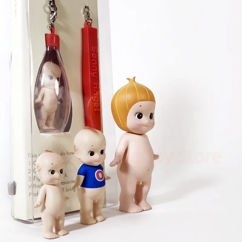

Подлинный маленький ангел в виде бутылки, кукла из серии аниме, фигурка рюкзака, подвесные куклы, милая Коллекционная модель, милые игрушки