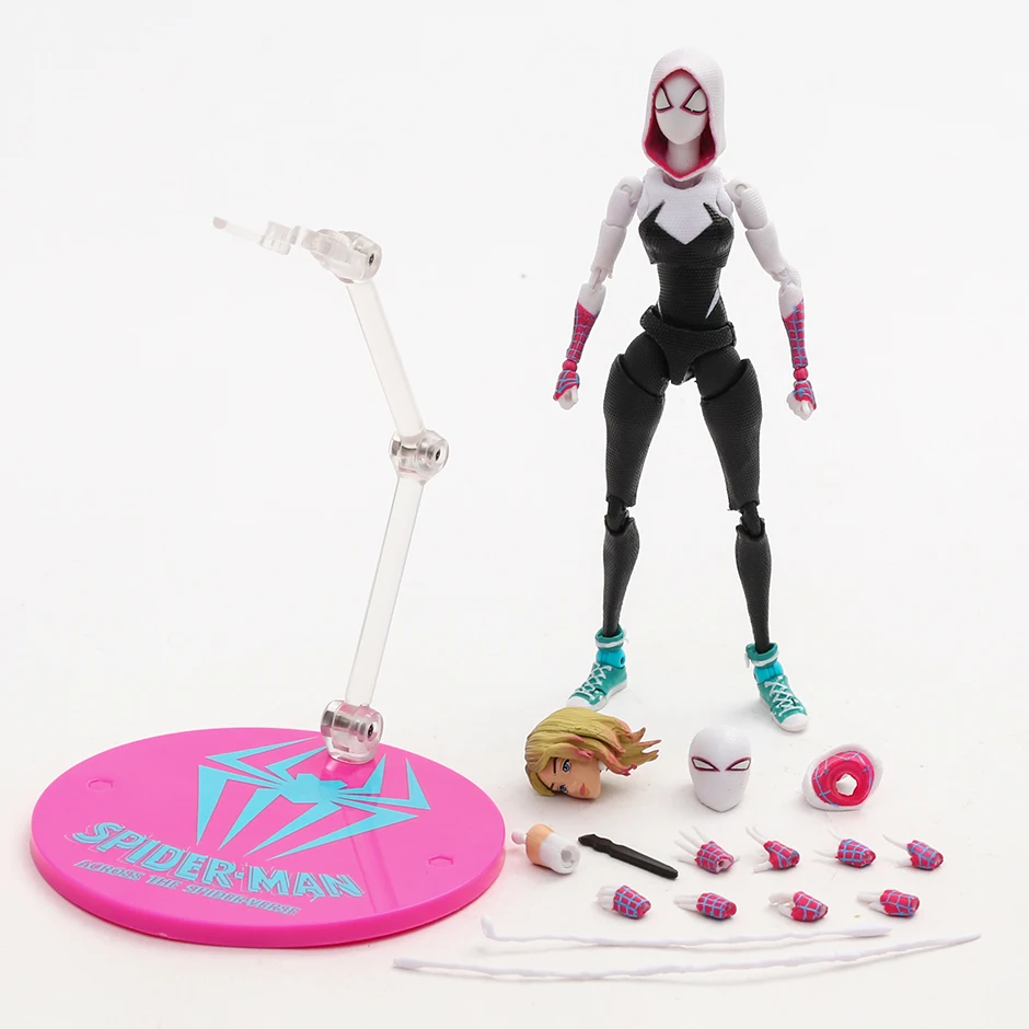 SHF Spider-Man: Across the Spiderverse 6" Spider-Gwen Action Figure Toy Doll Brinquedos Figurals Collection Model Gift
SHF Spider-Man: Across the Spiderverse 6" Spider-Gwen Action Figure Toy Doll Brinquedos Figurals Collection Model Gift