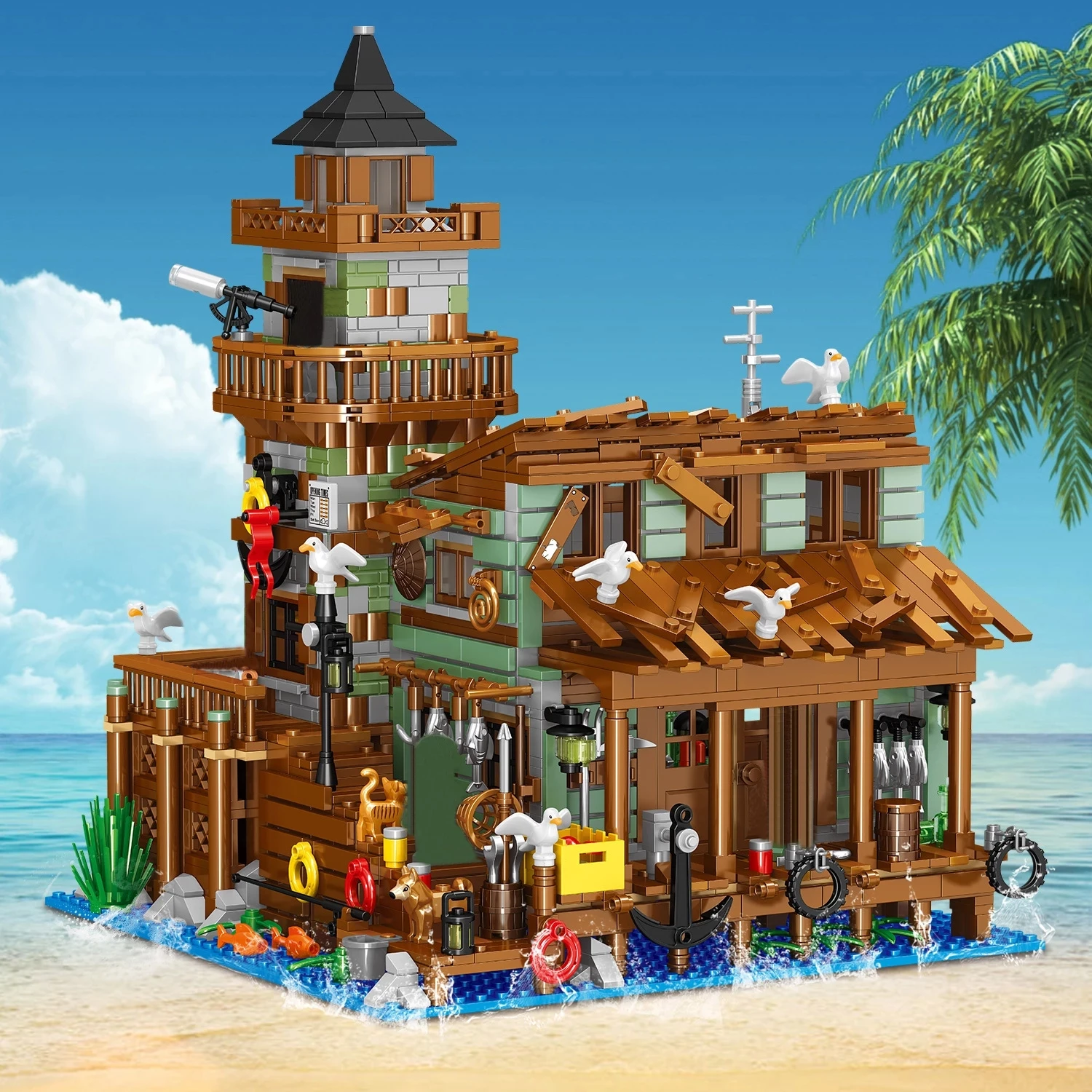 Street View Fish House Series Post Office Cafe Shop Mini Building Blocks City Cuba Hotel Model Bricks Toys For Kid Gift MOC
Street View Fish House Series Post Office Cafe Shop Mini Building Blocks City Cuba Hotel Model Bricks Toys For Kid Gift MOC