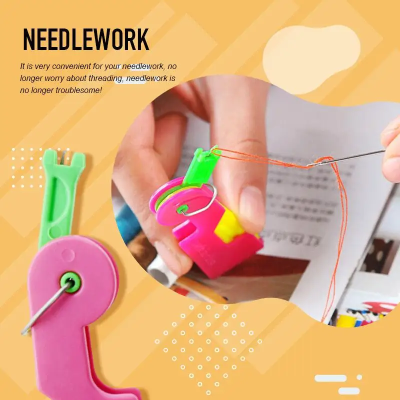 Automatic needle threading deviceOld man threading needle insertion tool simple needle guide automatic sewing accessories
Automatic needle threading deviceOld man threading needle insertion tool simple needle guide automatic sewing accessories