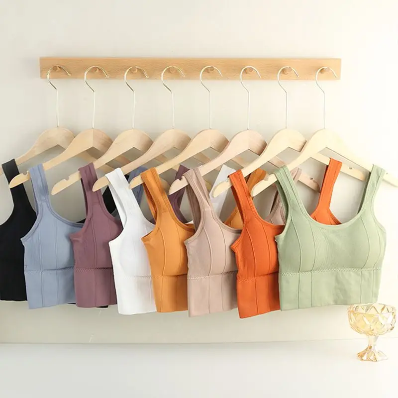 Спортивный бесшовный топ на талии, удобное нижнее белье из чистого хлопка без косточек, однотонное сексуальное женское нижнее белье пуш-ап 
Спортивный бесшовный топ на талии, удобное нижнее белье из чистого хлопка без косточек, однотонное сексуальное женское нижнее белье пуш-ап