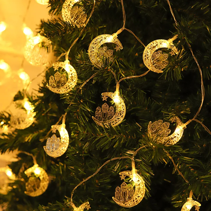 Ramadan Moon Star LED Light String Eid Mubarak Decoration for Home Ramadan Kareem Muslim Islamic Decor Eid Mubarak Gifts Al Adha
Ramadan Moon Star LED Light String Eid Mubarak Decoration for Home Ramadan Kareem Muslim Islamic Decor Eid Mubarak Gifts Al Adha