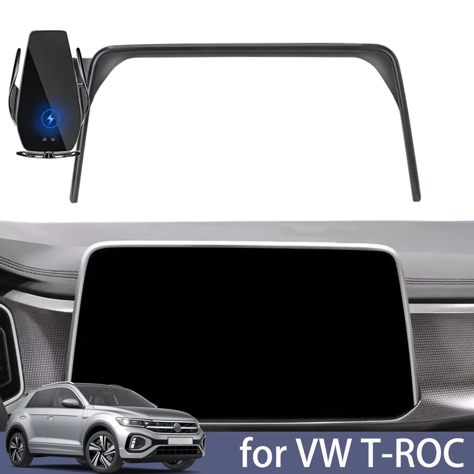 Для VW T-ROC 2023 + Автомобильный держатель для телефона, экранный навигационный кронштейн, Магнитный Новый энергосберегающий беспроводной зарядный стеллаж
Для VW T-ROC 2023 + Автомобильный держатель для телефона, экранный навигационный кронштейн, Магнитный Новый энергосберегающий беспроводной зарядный стеллаж