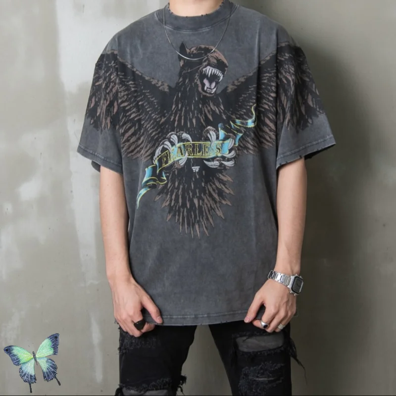 2022SS Vintage Black Representative T-Shirt Men Women High Quality Represent Eagle Print T-Shirt
2022SS Vintage Black Representative T-Shirt Men Women High Quality Represent Eagle Print T-Shirt
