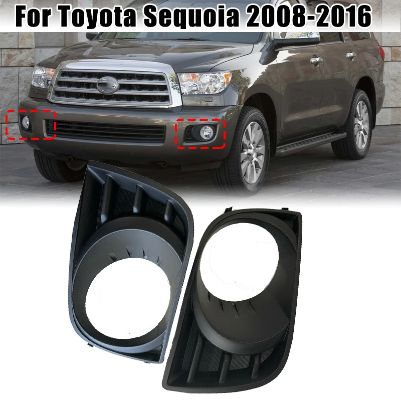 Front Fog Lights Frame For Toyota Sequoia 2008-2016 Front Bumper LED Headlights Fog Lamp Cover Driving Lights Plastic Bezels
Front Fog Lights Frame For Toyota Sequoia 2008-2016 Front Bumper LED Headlights Fog Lamp Cover Driving Lights Plastic Bezels