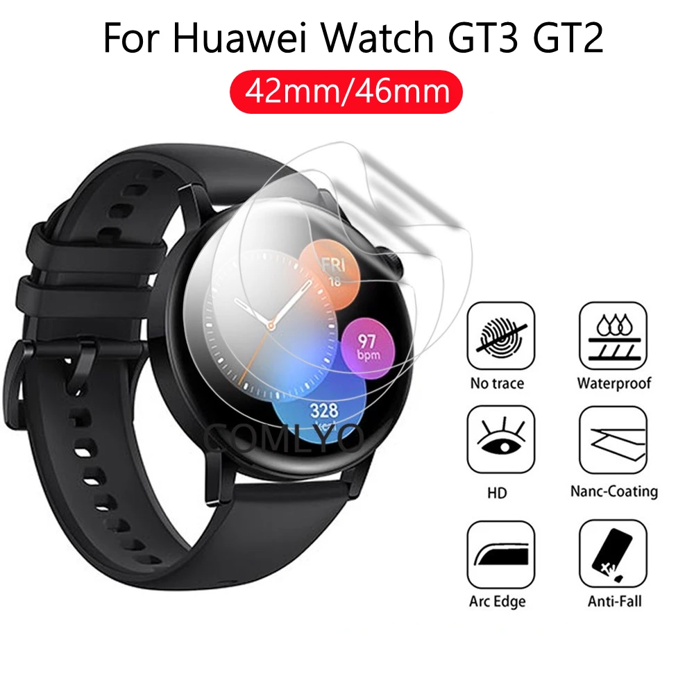 5PCS 42mm 46mm Soft TPU Film For Huawei Watch GT3 GT2 46/42mm Protective Film GT3Pro 43mm Screen Protector for Huawei GT 2 3
5PCS 42mm 46mm Soft TPU Film For Huawei Watch GT3 GT2 46/42mm Protective Film GT3Pro 43mm Screen Protector for Huawei GT 2 3