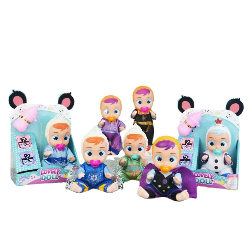 Ice and Snow 6 Inch Crying Baby Can Utter Tears Toy Doll Baby Boxed with Blind Box
Ice and Snow 6 Inch Crying Baby Can Utter Tears Toy Doll Baby Boxed with Blind Box