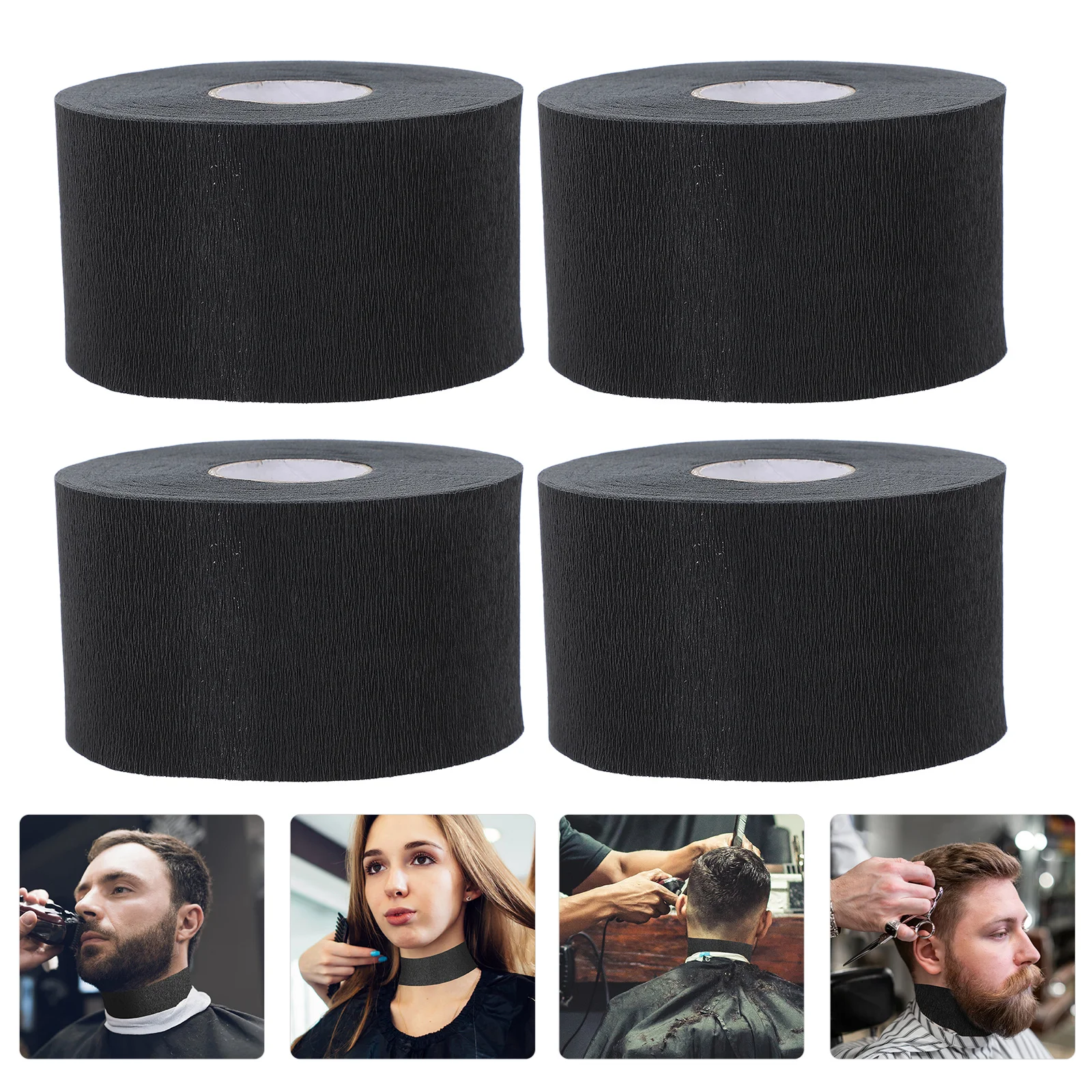 4 Rolls of Barber Neck Protection Paper Stretchy Neck Papers Barber Supplies 
4 Rolls of Barber Neck Protection Paper Stretchy Neck Papers Barber Supplies
