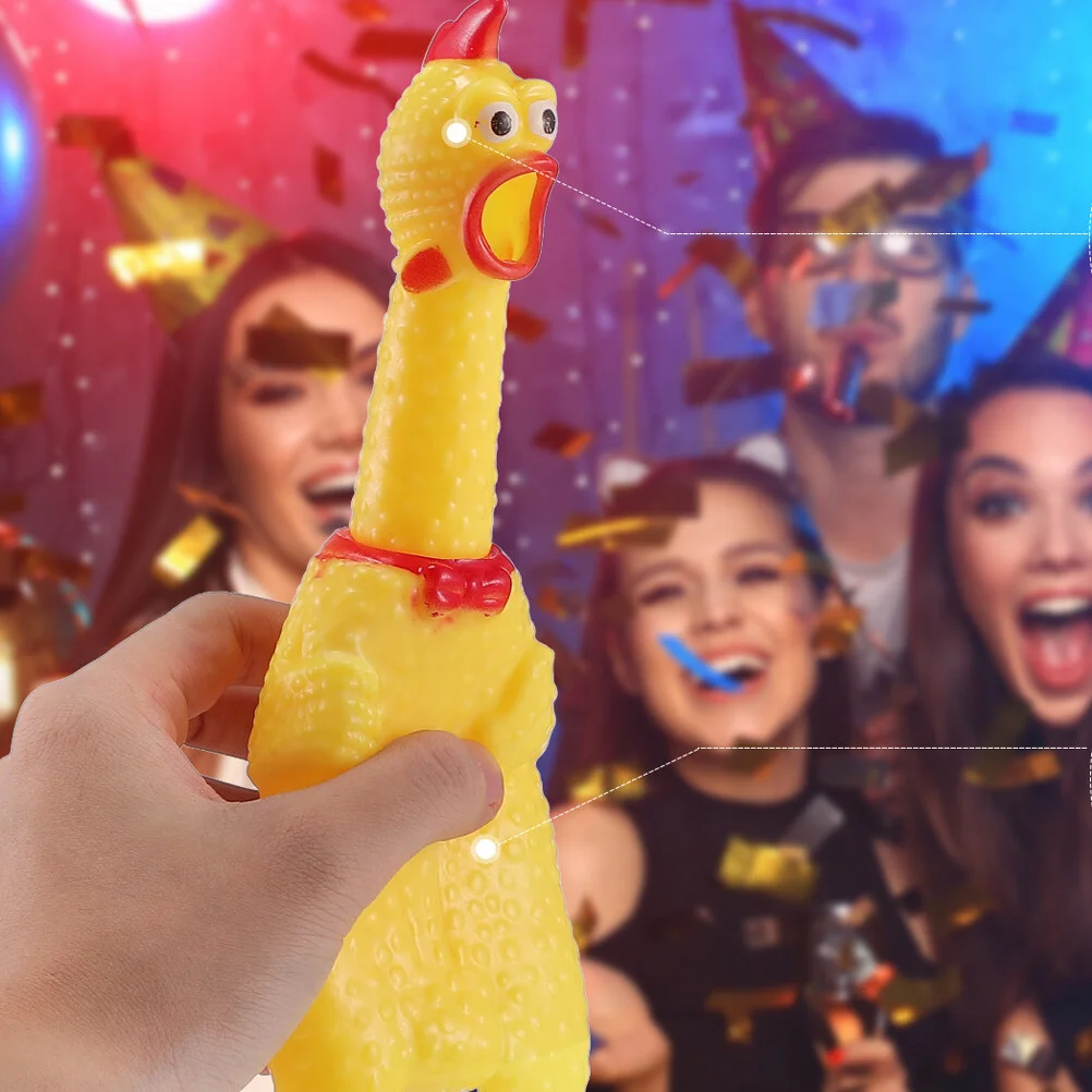 Strange Chicken Shrieking Toy Vinyl Shrilling Squeaky Screaming Party Large Dog
Strange Chicken Shrieking Toy Vinyl Shrilling Squeaky Screaming Party Large Dog
