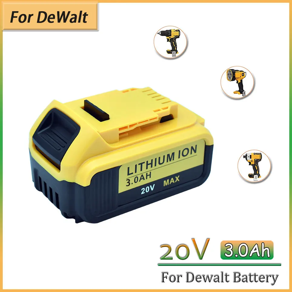 Dewalt DCB200 3000mAh 20V MAX Replacement Battery for Dewalt 20V/18V Batteries DCB184 DCB182 DCB180 DCB181 DCB182 DCB201 DCB204
Dewalt DCB200 3000mAh 20V MAX Replacement Battery for Dewalt 20V/18V Batteries DCB184 DCB182 DCB180 DCB181 DCB182 DCB201 DCB204