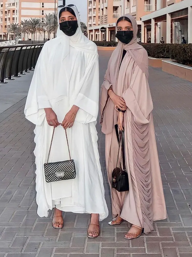 Ramadan Plicated Open Abaya Kimono Women Nida Elegant Plain Muslim Hijab Long Dress Islam Dubai Arabic Modest Outfit Kaftan
Ramadan Plicated Open Abaya Kimono Women Nida Elegant Plain Muslim Hijab Long Dress Islam Dubai Arabic Modest Outfit Kaftan