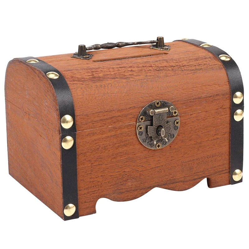 Kids Wooden Piggy Bank Retro Money Storage Box with Lock Cash Coins Saving Jewelry Collection Protector Gift Home Decor S
Kids Wooden Piggy Bank Retro Money Storage Box with Lock Cash Coins Saving Jewelry Collection Protector Gift Home Decor S