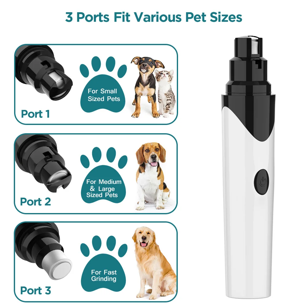 Painless Quiet Electric Nail Clipper Dog Grinder File Pet Claws Grooming and Care Supplies for Dogs Cat Charging Trimmer Tools
Painless Quiet Electric Nail Clipper Dog Grinder File Pet Claws Grooming and Care Supplies for Dogs Cat Charging Trimmer Tools