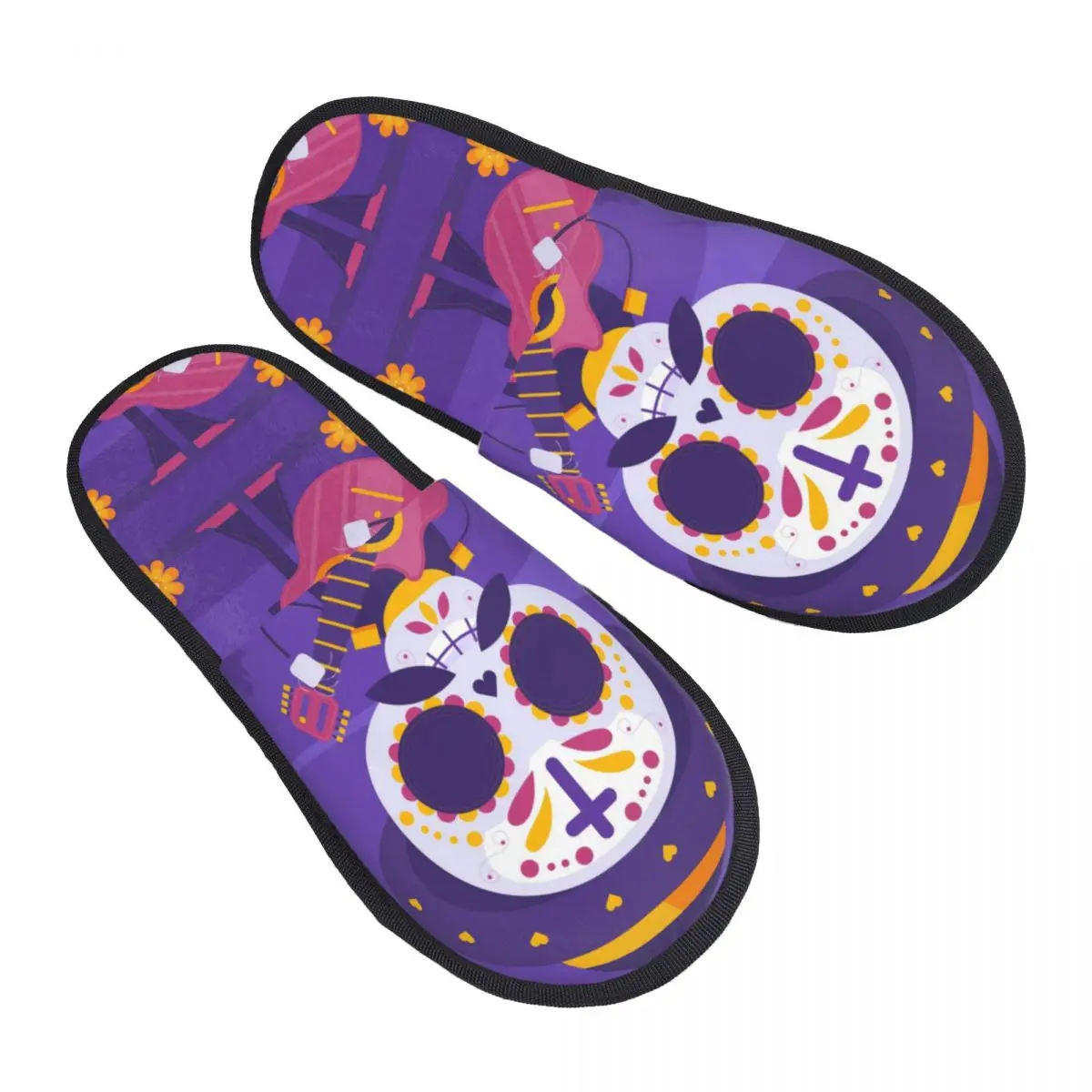 Winter Slipper Woman Man Fashion Fluffy Warm Slippers Dia De Muertos Illustration House Slippers Funny Shoes
Winter Slipper Woman Man Fashion Fluffy Warm Slippers Dia De Muertos Illustration House Slippers Funny Shoes