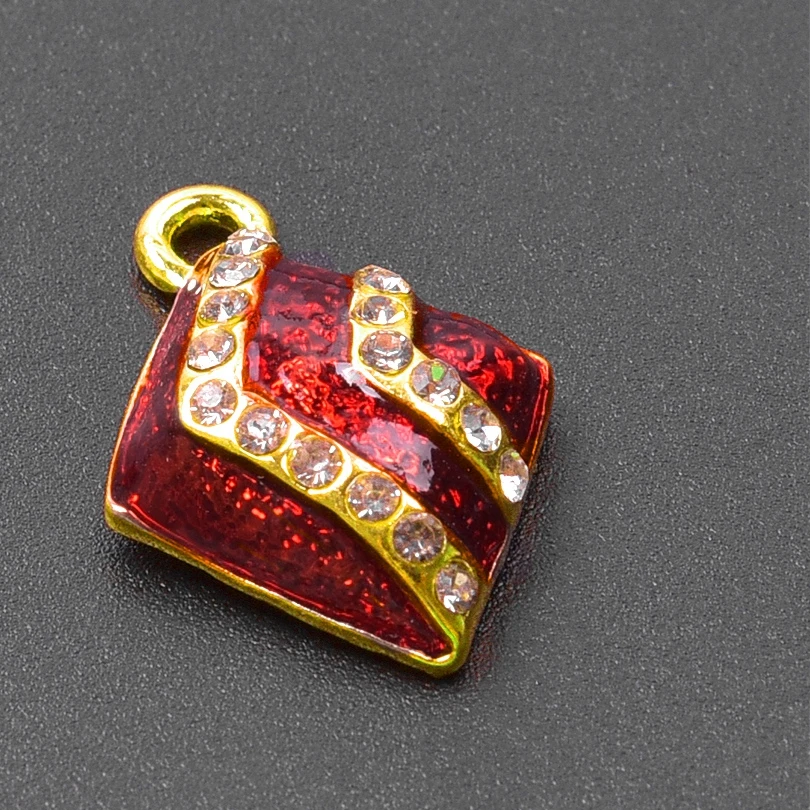 2pcs/Lot Colorful Rhinestones Red Imitation Diamond Pendant Gold Color Alloy Dripping Oil Charms For DIY Designer Jewelry Parts
2pcs/Lot Colorful Rhinestones Red Imitation Diamond Pendant Gold Color Alloy Dripping Oil Charms For DIY Designer Jewelry Parts