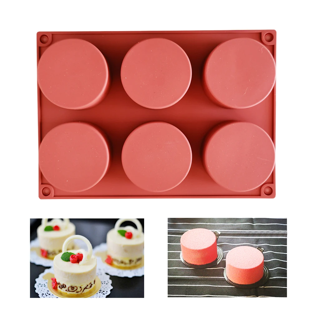 6 Cavity Large Disc Silicone Mold Suitable for Baking Muffin Pan Resin Coaster Burger Chocolate Tart Quiche Cake Decoration
6 Cavity Large Disc Silicone Mold Suitable for Baking Muffin Pan Resin Coaster Burger Chocolate Tart Quiche Cake Decoration