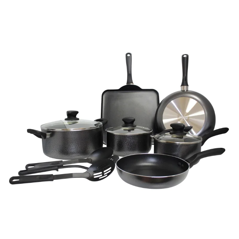 USA 12PC Hammered Nonstick Charcoal Cookware Set non stick cooking pot set ollas de cocina
USA 12PC Hammered Nonstick Charcoal Cookware Set non stick cooking pot set ollas de cocina