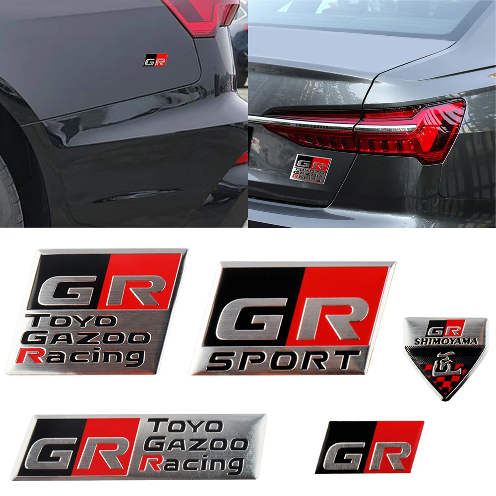 3D Aluminum Auto GR Sport GAZOO RACING Emblem Decoration Sticker for Toyota Rav4 Camry Hilux CHR Yaris Highlander Corolla Avalon
3D Aluminum Auto GR Sport GAZOO RACING Emblem Decoration Sticker for Toyota Rav4 Camry Hilux CHR Yaris Highlander Corolla Avalon