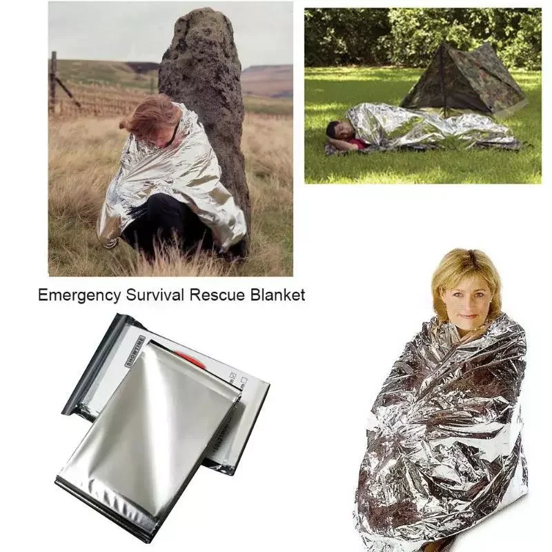 Silver First Aid Blanket Insulation Blanket Life Saving Blanket Emergency Blanket Double Sided Silver 210 * 130Cm
Silver First Aid Blanket Insulation Blanket Life Saving Blanket Emergency Blanket Double Sided Silver 210 * 130Cm