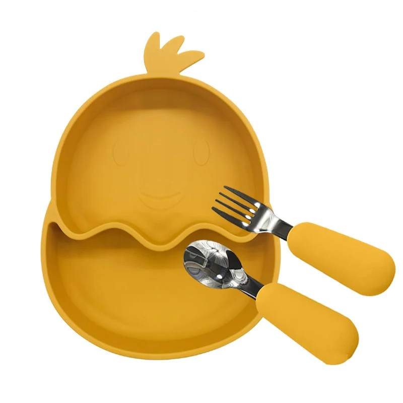 3Pcs Baby Food Supplement Bowl with Suction Cup Infant Feeding Bowls Silicone Children's Cutlery Fork Spoon Solid Feeding Dishes
3Pcs Baby Food Supplement Bowl with Suction Cup Infant Feeding Bowls Silicone Children's Cutlery Fork Spoon Solid Feeding Dishes