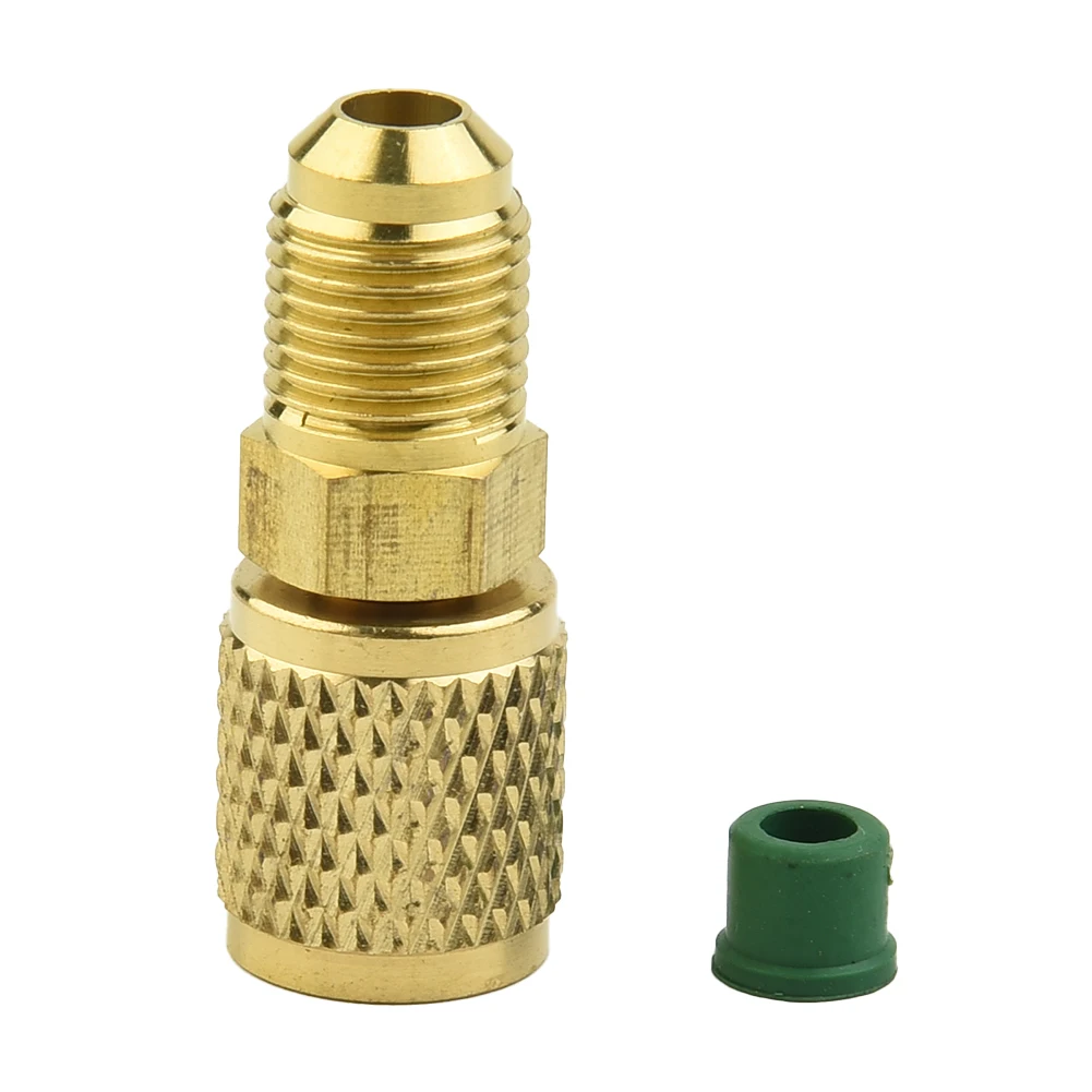 Adapter Male 5/16 X F1/4 SAE For Air Conditioning Systems R32 R410a R22 Brass Connector Air Conditioning Accessories
Adapter Male 5/16 X F1/4 SAE For Air Conditioning Systems R32 R410a R22 Brass Connector Air Conditioning Accessories