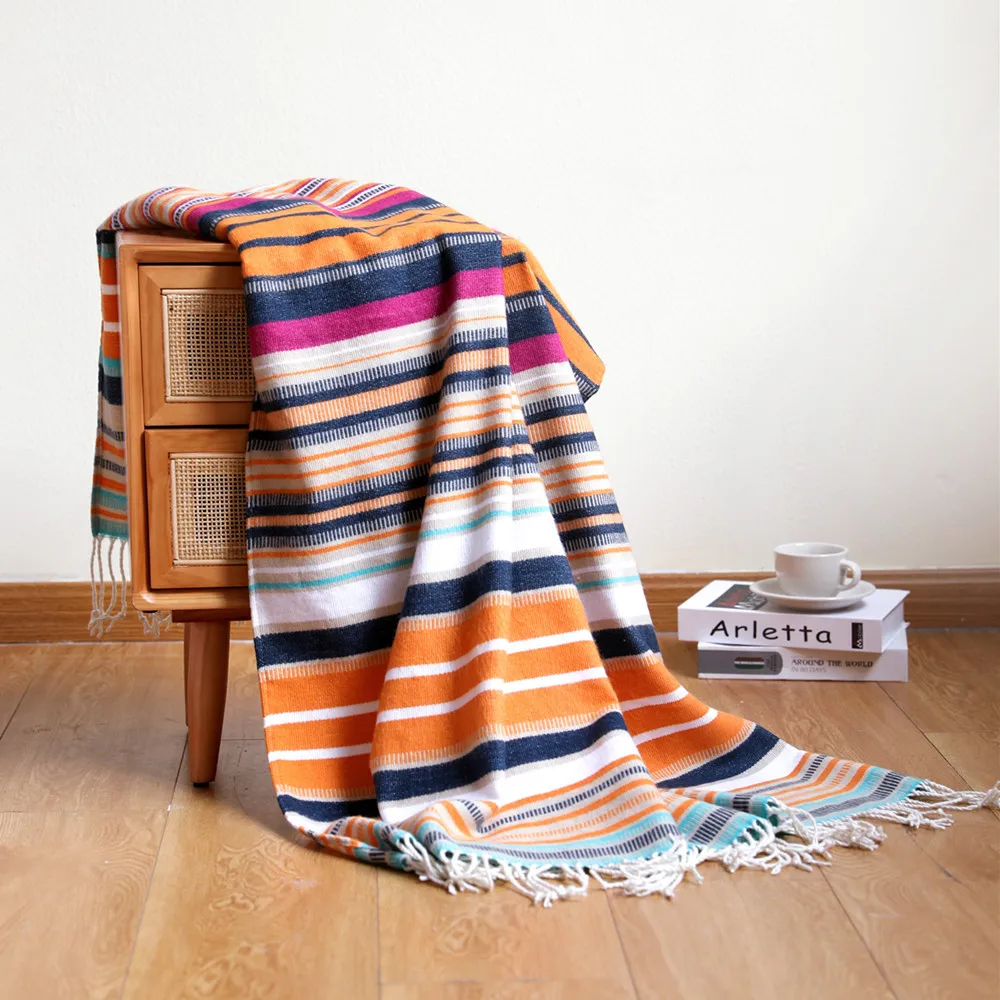 Autumn and Winter Mexican Tablecloth Summer Rainbow Woven Blanket Picnic Blanket Tablecloth TV Blanket Bedspread Blanket
Autumn and Winter Mexican Tablecloth Summer Rainbow Woven Blanket Picnic Blanket Tablecloth TV Blanket Bedspread Blanket
