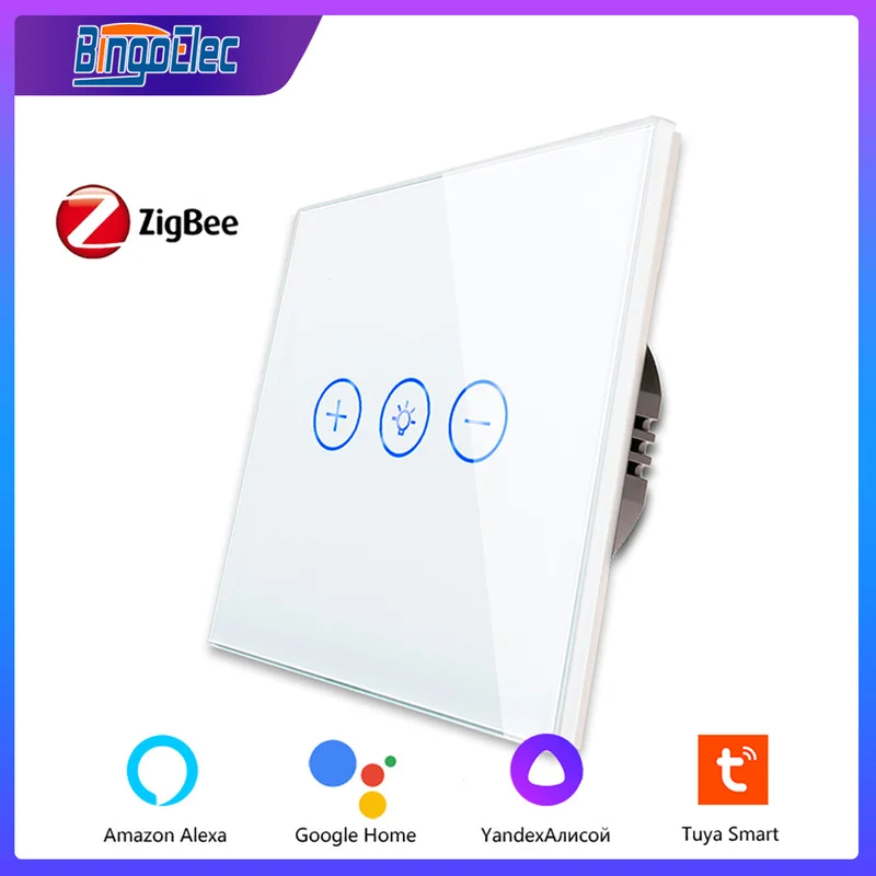 Bingoelec Zigbee Dimmers Sensor Switch LED Touch Dimmer Tuya Smart Life App Control With Neutral Wire Crystal Glass
Bingoelec Zigbee Dimmers Sensor Switch LED Touch Dimmer Tuya Smart Life App Control With Neutral Wire Crystal Glass