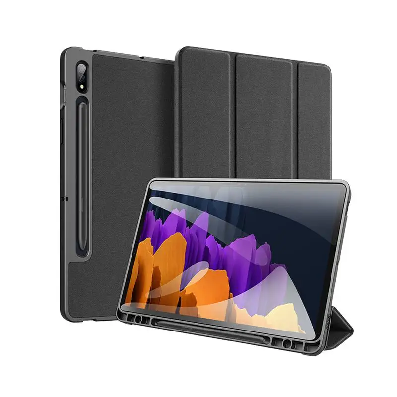 

Case ForSamsung Tab S8 Tablet Protective Sleeve Cover With Smart Sleep Wake Feature Magnetic Fixing Bracket PU Leather