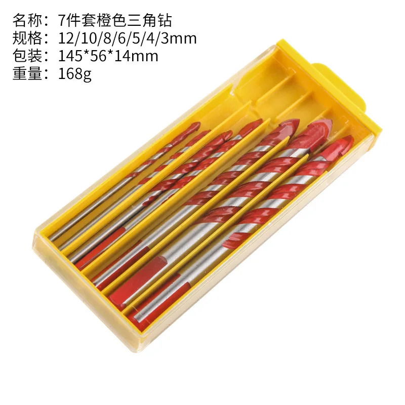 Hard Alloy Twist Triangle Drill Overlord Drill Tile Glass Perforator Electric Hand Drill Drill Bit
Hard Alloy Twist Triangle Drill Overlord Drill Tile Glass Perforator Electric Hand Drill Drill Bit